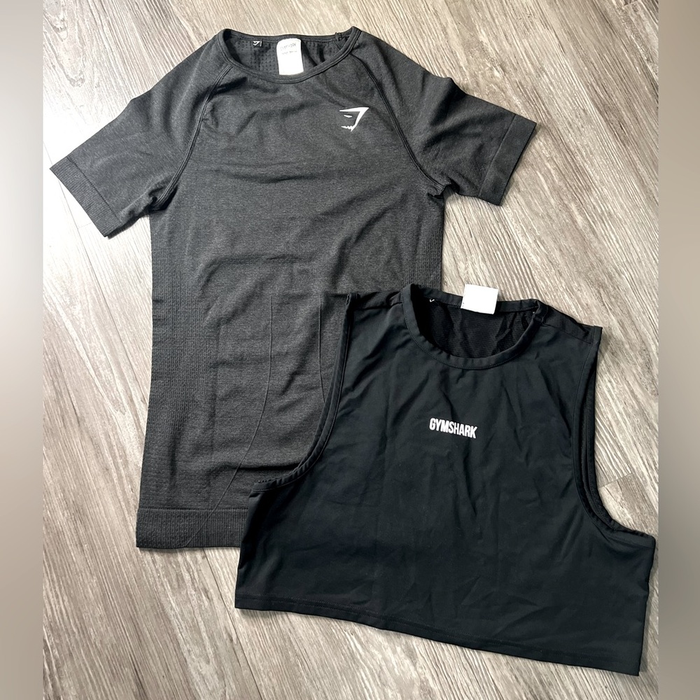 Gymshark workout tops (2)